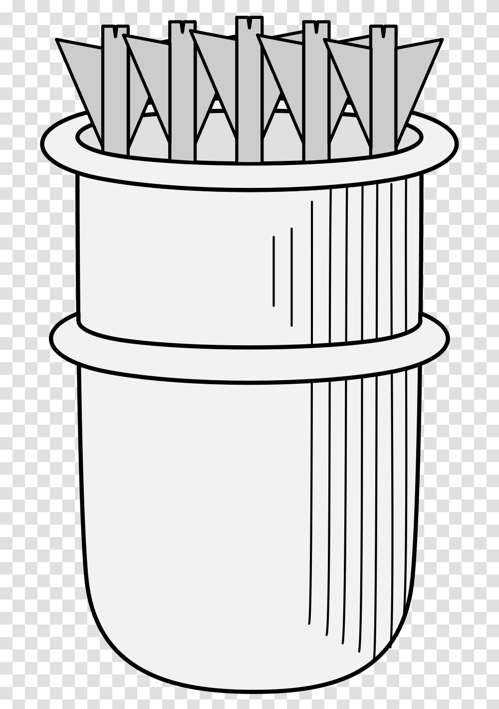 Arrow Traceable Heraldic Art Cylinder, Lamp, Barrel, Bucket, Keg Transparent Png