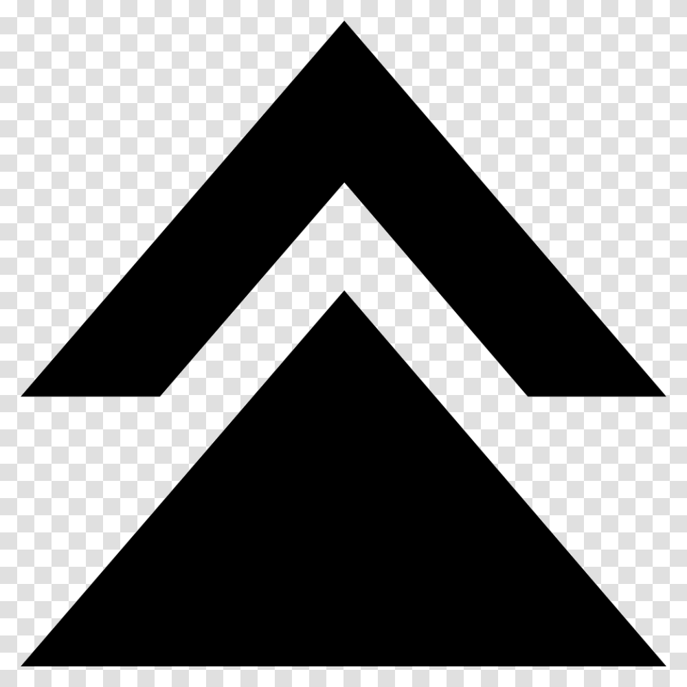 Arrow Triangle, Stencil Transparent Png