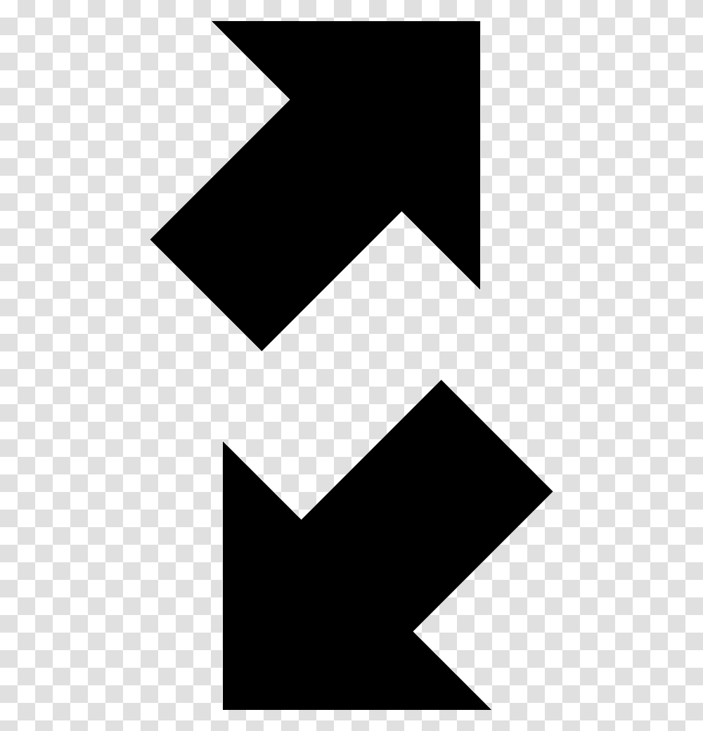 Arrow Up Down Diagonal, Label, Logo Transparent Png