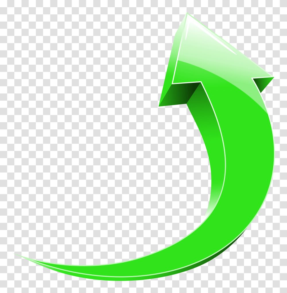 Arrow Up Green Clip Art Gallery, Number, Recycling Symbol Transparent Png