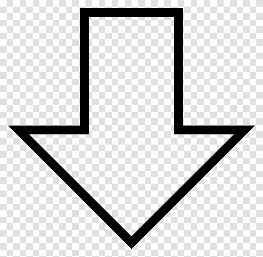 Arrow White White Down Arrow, Star Symbol, Rug, Emblem Transparent Png