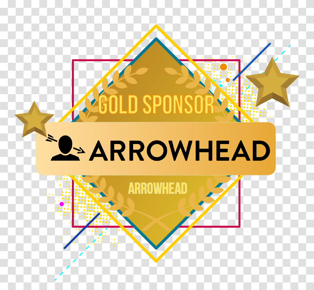 Arrowhead Gold Sponsor, Star Symbol, Triangle, Lighting Transparent Png