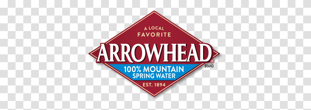 Arrowhead Nestle Arrowhead Water, Label, Text, Symbol, Metropolis Transparent Png