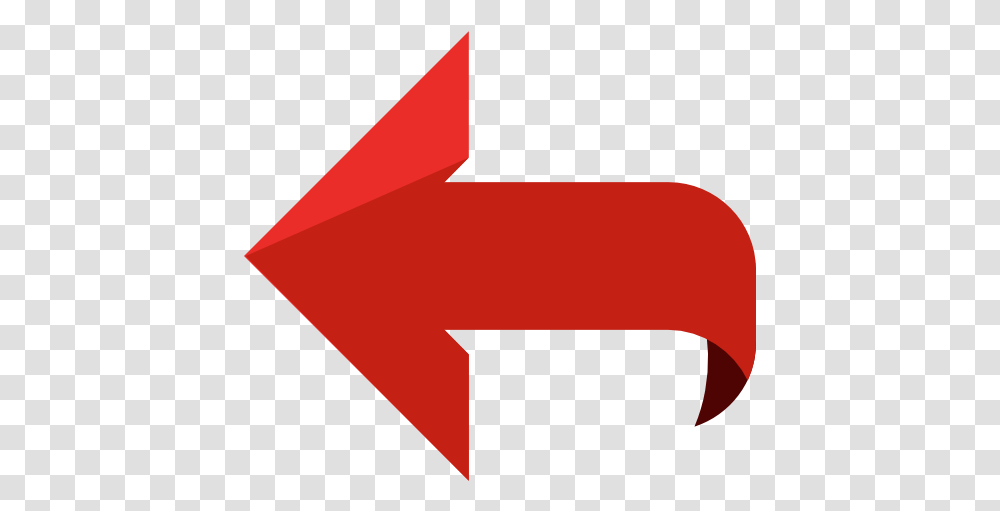 Arrows Back Left Previous Return Ui Icon Red Back Arrow Icon, Symbol, Star Symbol, Logo, Trademark Transparent Png