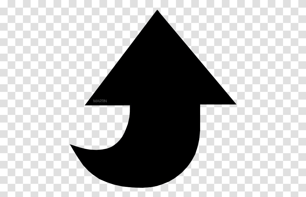Arrows Clip Art By Phillip Martin Black Arrow Vector Crescent, Triangle Transparent Png
