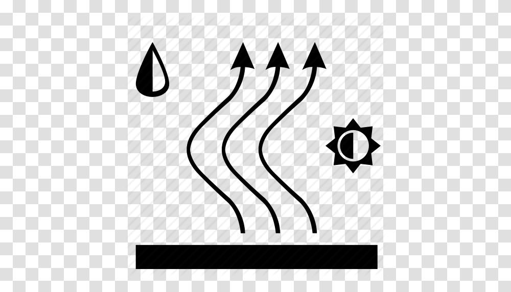 Arrows Evaporation Rain Sun Wind Icon, Plot, Plan, Diagram Transparent Png