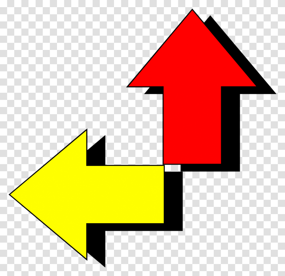 Arrows Free Stock Photo Illustration Of Red And Yellow Arrows, Light, Sign, Number Transparent Png