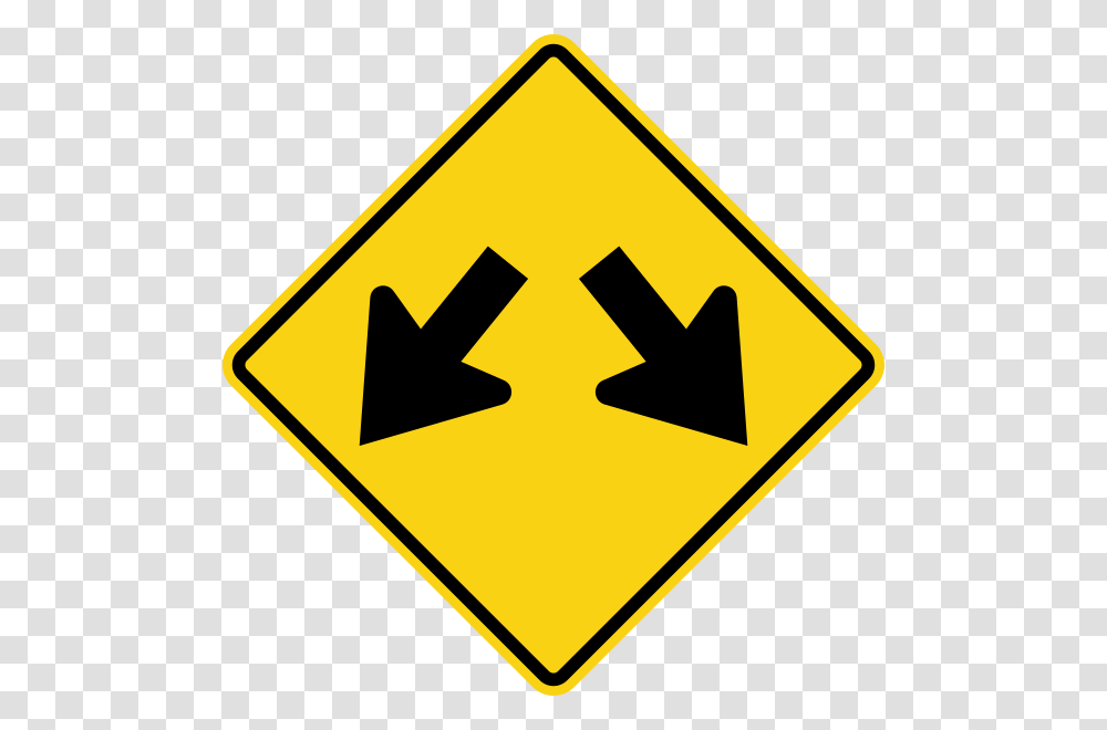 Arrows Road Sign, Pedestrian Transparent Png