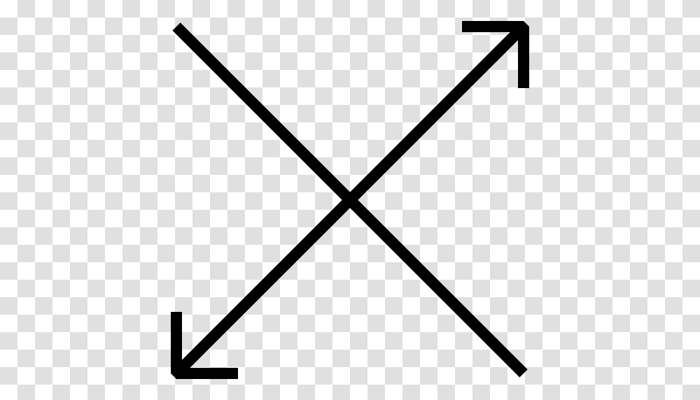 Arrows Stretch Diagonal Icon With And Vector Format For Free, Gray, World Of Warcraft Transparent Png