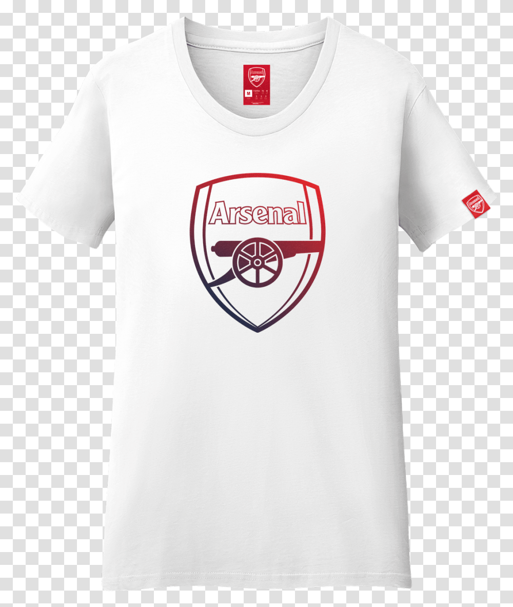 Arsenal Crest T Shirt White Womens Ez Football Bayern Auswrts Trikot 20 21, Clothing, Apparel, T-Shirt, Sleeve Transparent Png