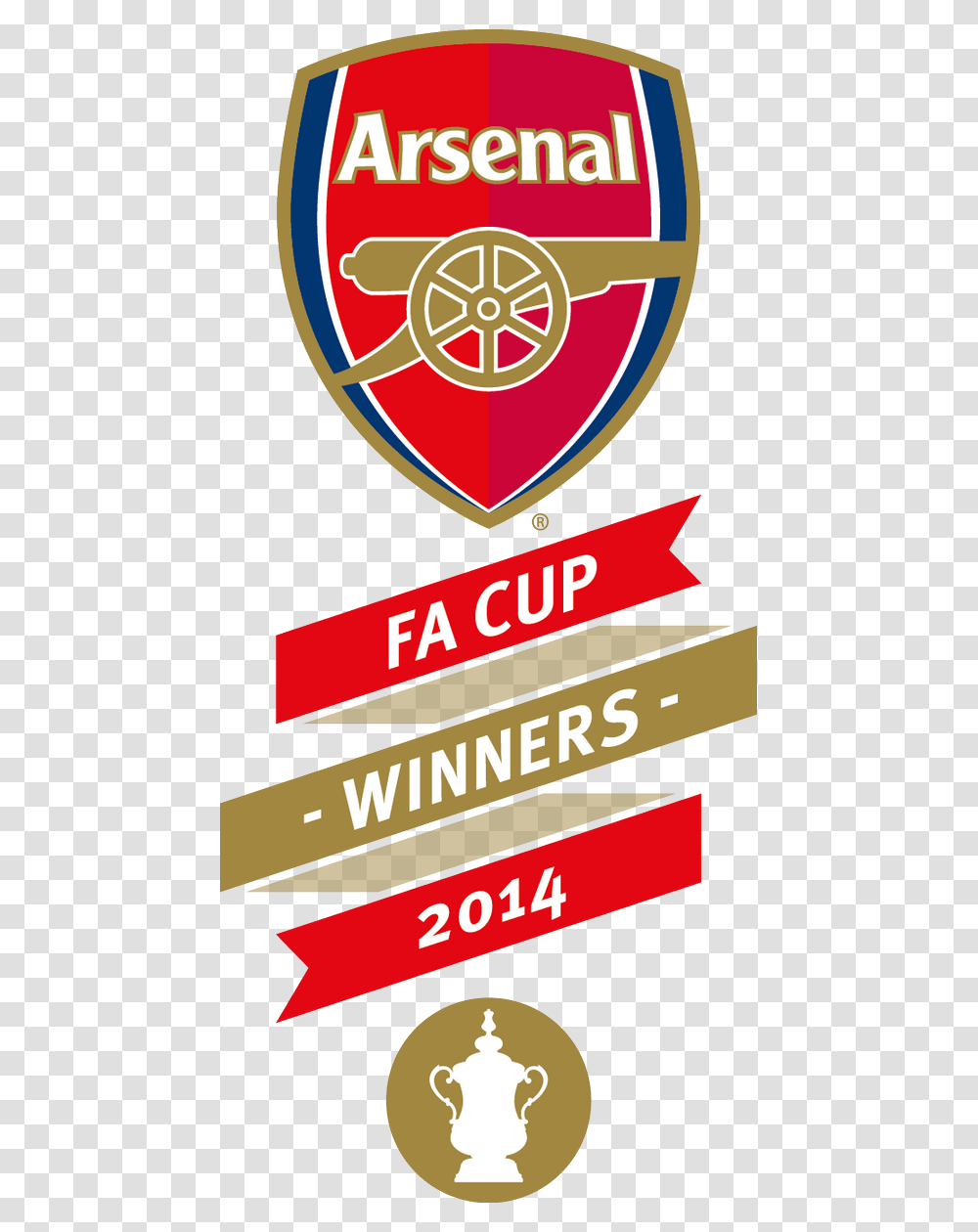Arsenal Fc, Logo, Trademark, Poster Transparent Png