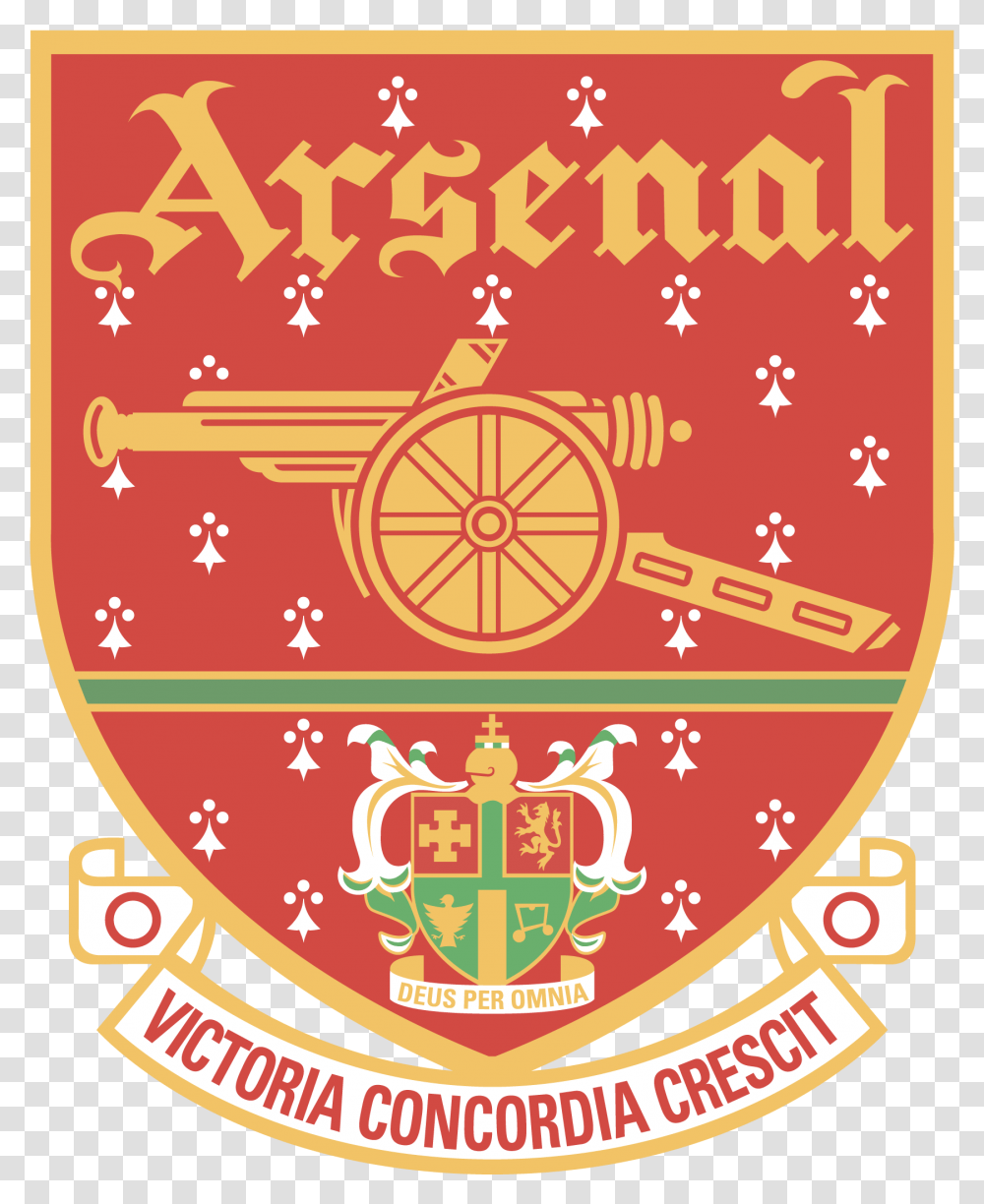 Arsenal Fc Old Logo, Trademark, Armor Transparent Png