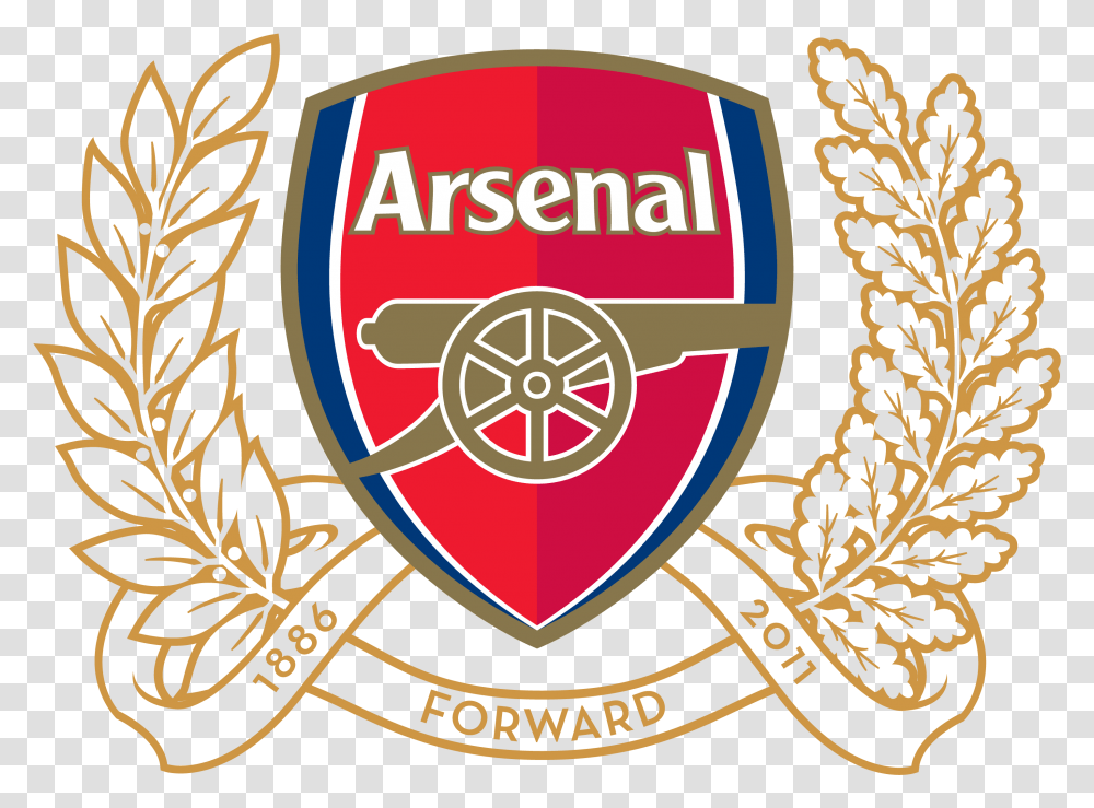 Arsenal Logo Arsenal Fc Logo, Symbol, Trademark, Emblem, Badge Transparent Png
