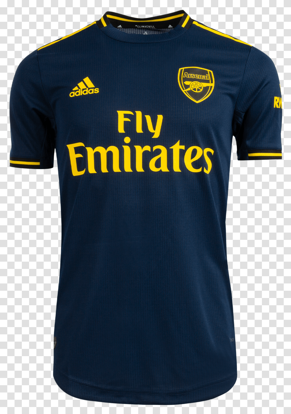 Arsenal Third Authentic Jersey Short Sleeve, Clothing, Apparel, Shirt, T-Shirt Transparent Png