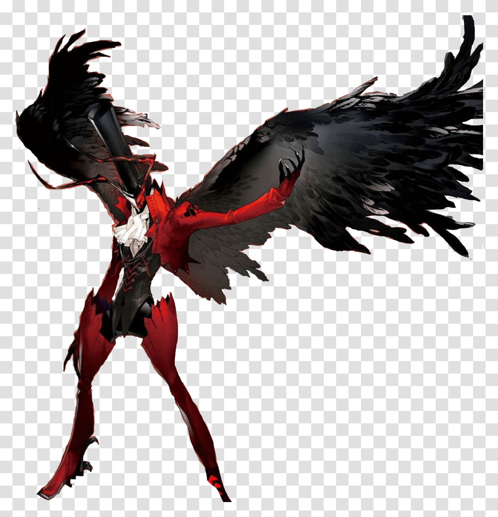 Arsne The Initial Persona Of 5 Protagonist Persona 5 Protagonist Persona, Human, Bird, Animal, Knight Transparent Png
