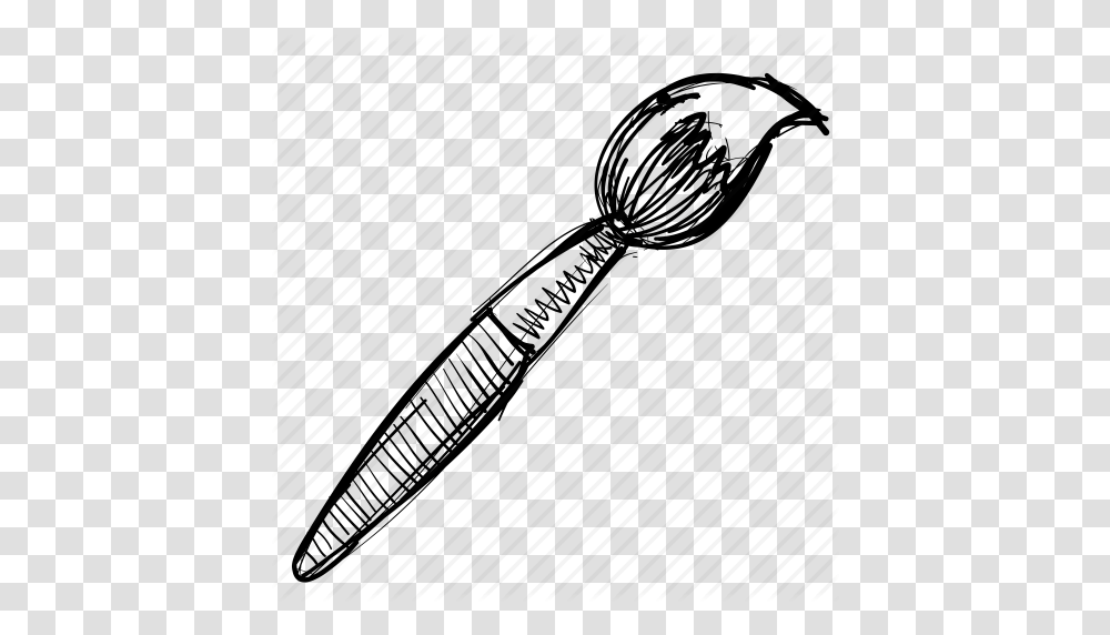 Art Artist Brush Color Draw Paint Paintbrush Icon, Cutlery, Spoon, Fork, Wooden Spoon Transparent Png