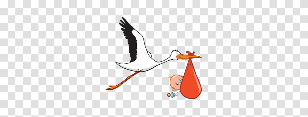 Art Baby Stork And Baby Boy, Axe, Tool, Animal, Bird Transparent Png