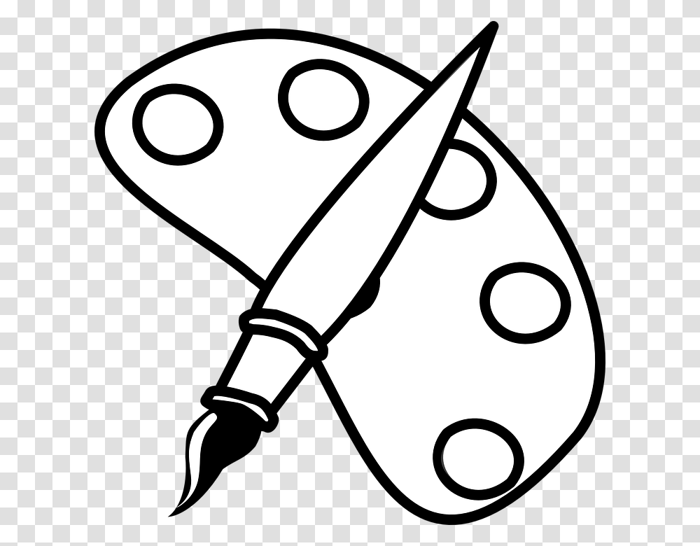 Art Black And White Clipart, Scissors, Blade, Weapon, Weaponry Transparent Png