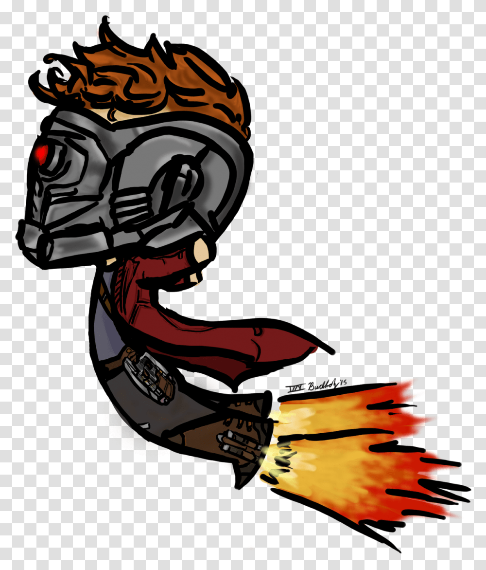 Art By Izzy Buchholz Star Lord Illustration, Clothing, Graphics, Poster, Advertisement Transparent Png