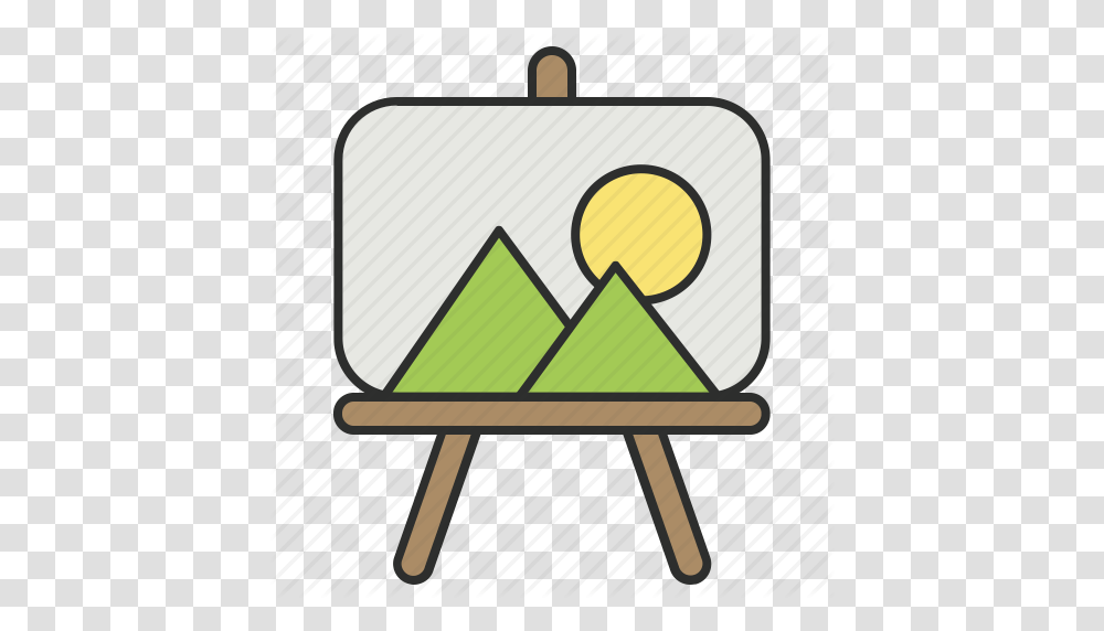 Art Canvas Design Drawing Easel Painting Icon, Paper, Cushion, Blackboard Transparent Png