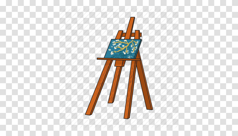 Art Canvas Drawing Easel Equipment Painting Stand Icon, Tripod, Tabletop, Furniture, Shop Transparent Png