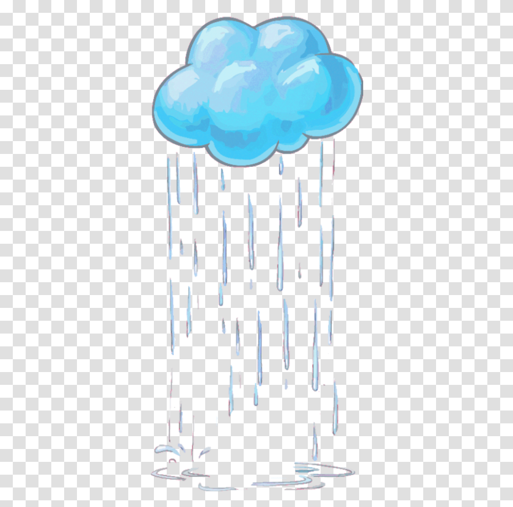 Art Cloud Rain Raincloud Stickers Cartoon Background Rain, Outdoors, Nature, Water, Lamp Transparent Png
