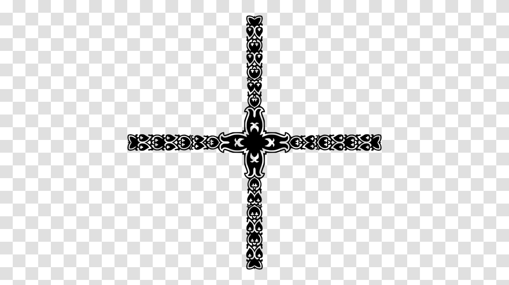 Art Deco Crucifix, Gray, World Of Warcraft Transparent Png