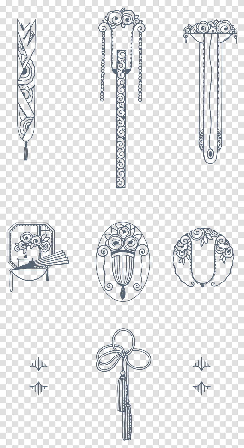 Art Deco Decoration Vector, Accessories, Accessory, Jewelry Transparent Png