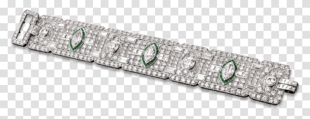 Art Deco Diamond And Emerald Bracelet Bling Bling, Money, Gemstone, Jewelry, Accessories Transparent Png