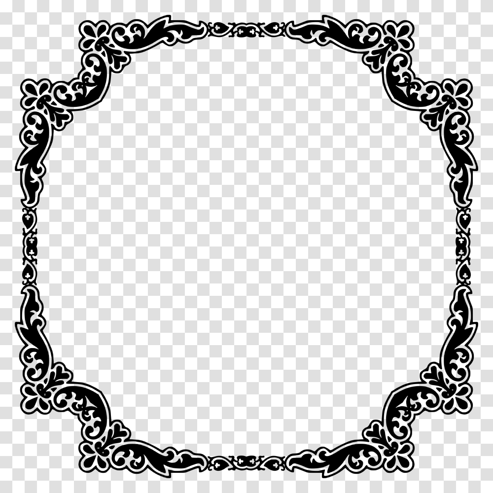 Art Deco Frame Icons, Gray, World Of Warcraft Transparent Png