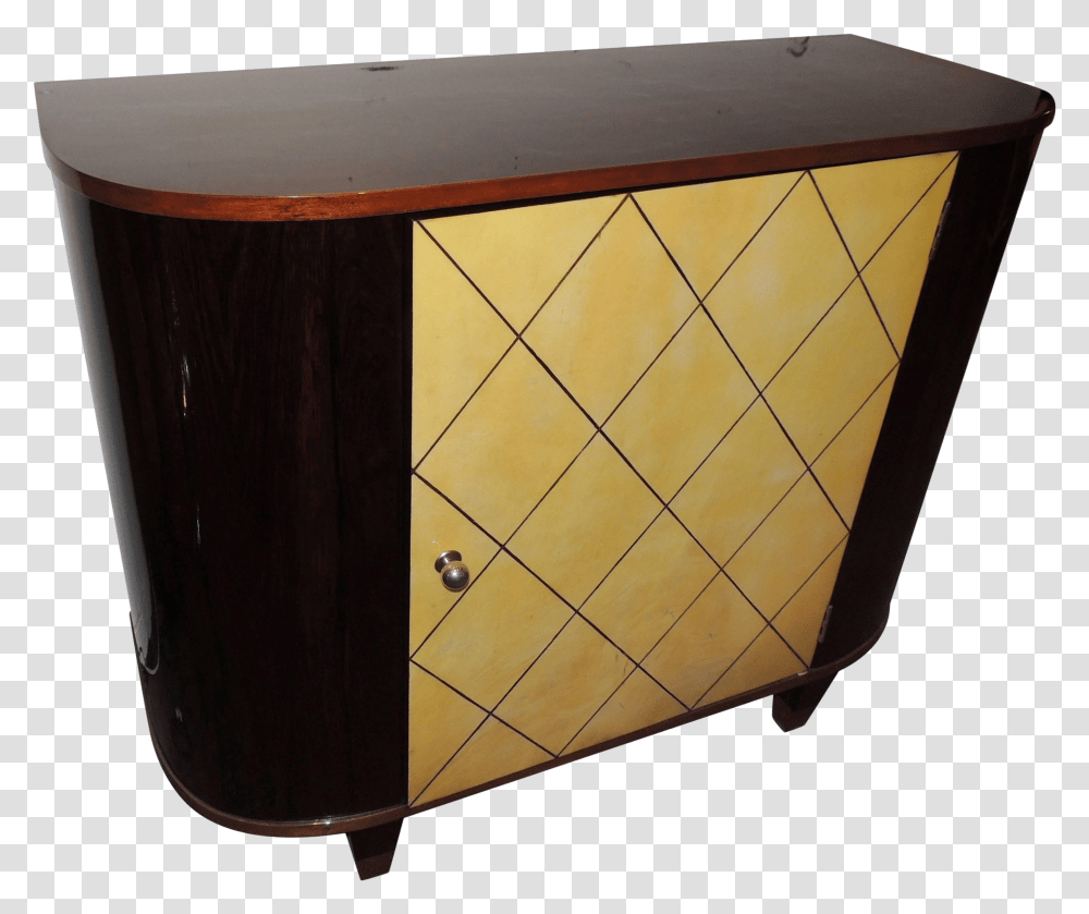 Art Deco Macassar And Pergamino Bar Buffet Cabinet Solid Transparent Png
