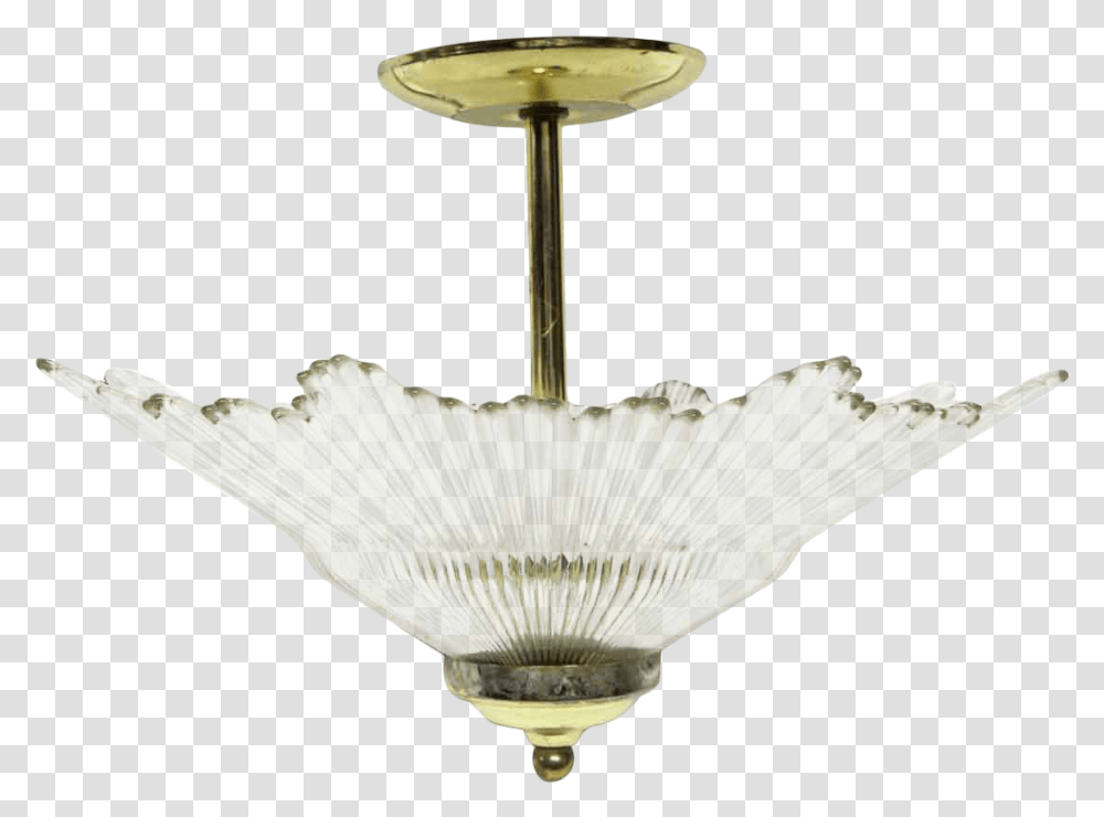 Art Deco Semi Flush Crystal Star Burst Light Chandelier, Ceiling Light, Light Fixture, Lamp, Fungus Transparent Png