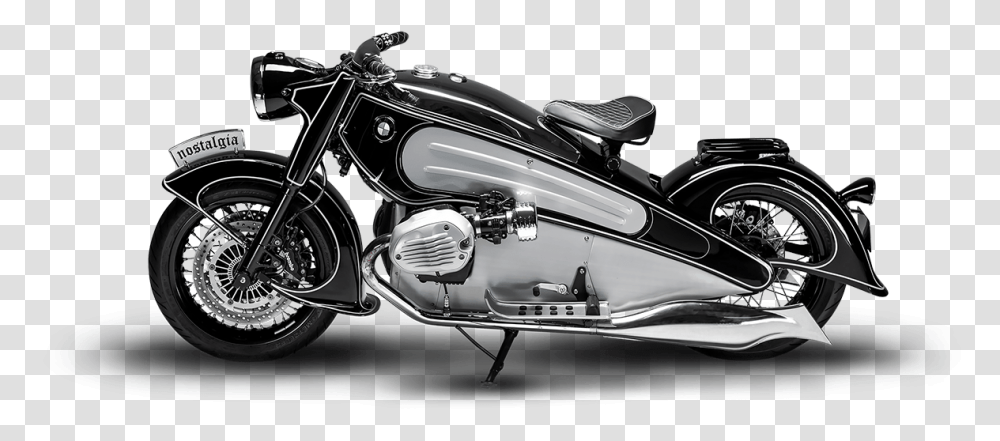 Art Deco Style Bmw Motorcycle, Vehicle, Transportation, Wheel, Machine Transparent Png