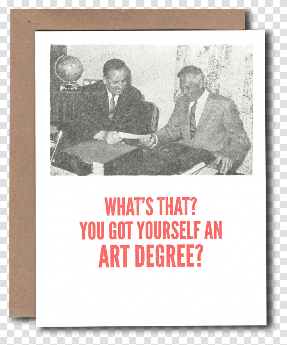 Art Degree Conversation, Person, Advertisement, Poster Transparent Png
