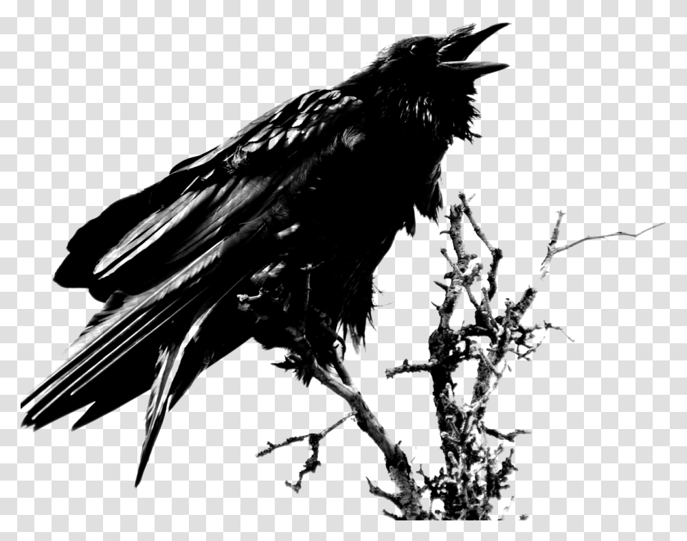 Art Edgar Allan Poe Raven, Cross, Silhouette Transparent Png
