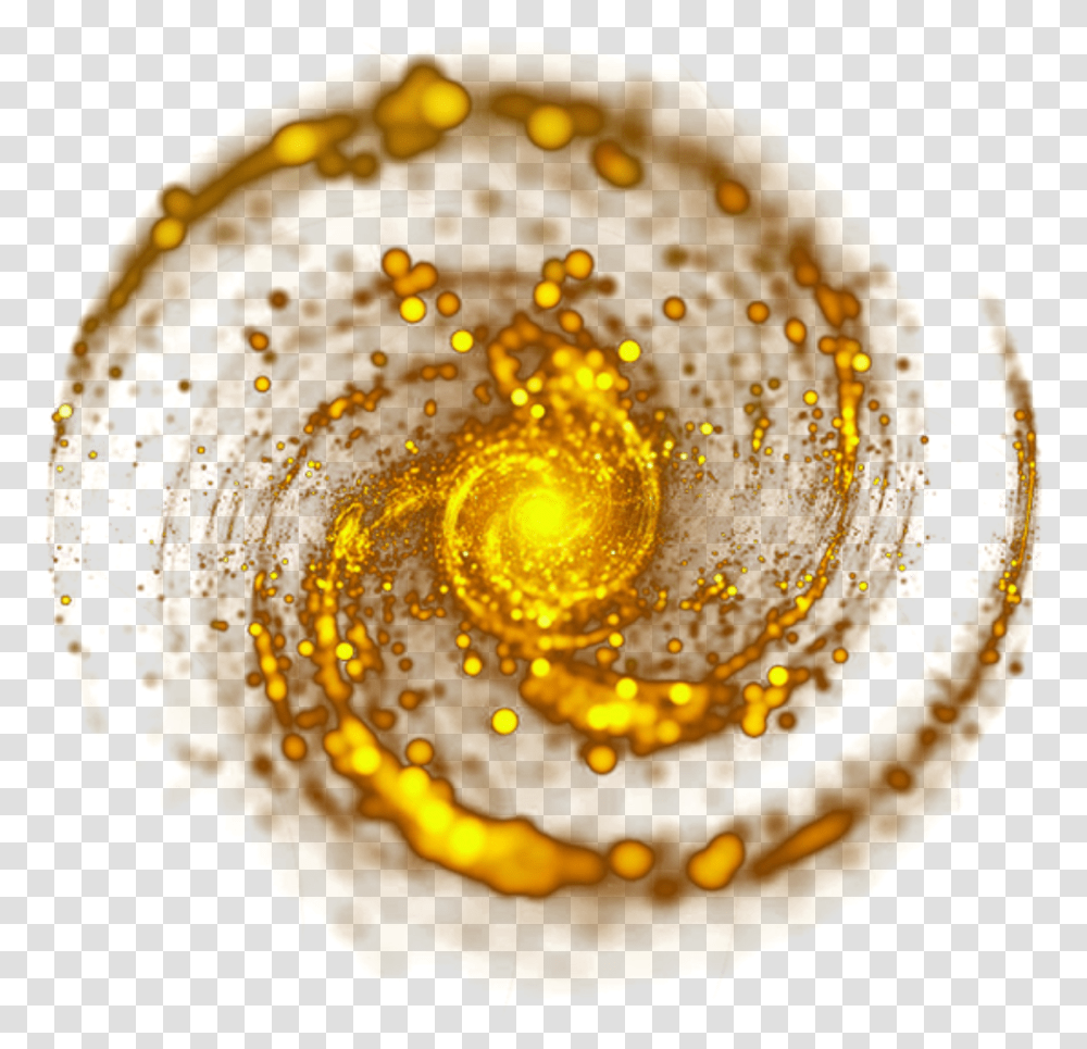 Art Effects Swirl Glitter Gold Stickers Gold Light, Sphere, Spiral, Fungus, Lamp Transparent Png