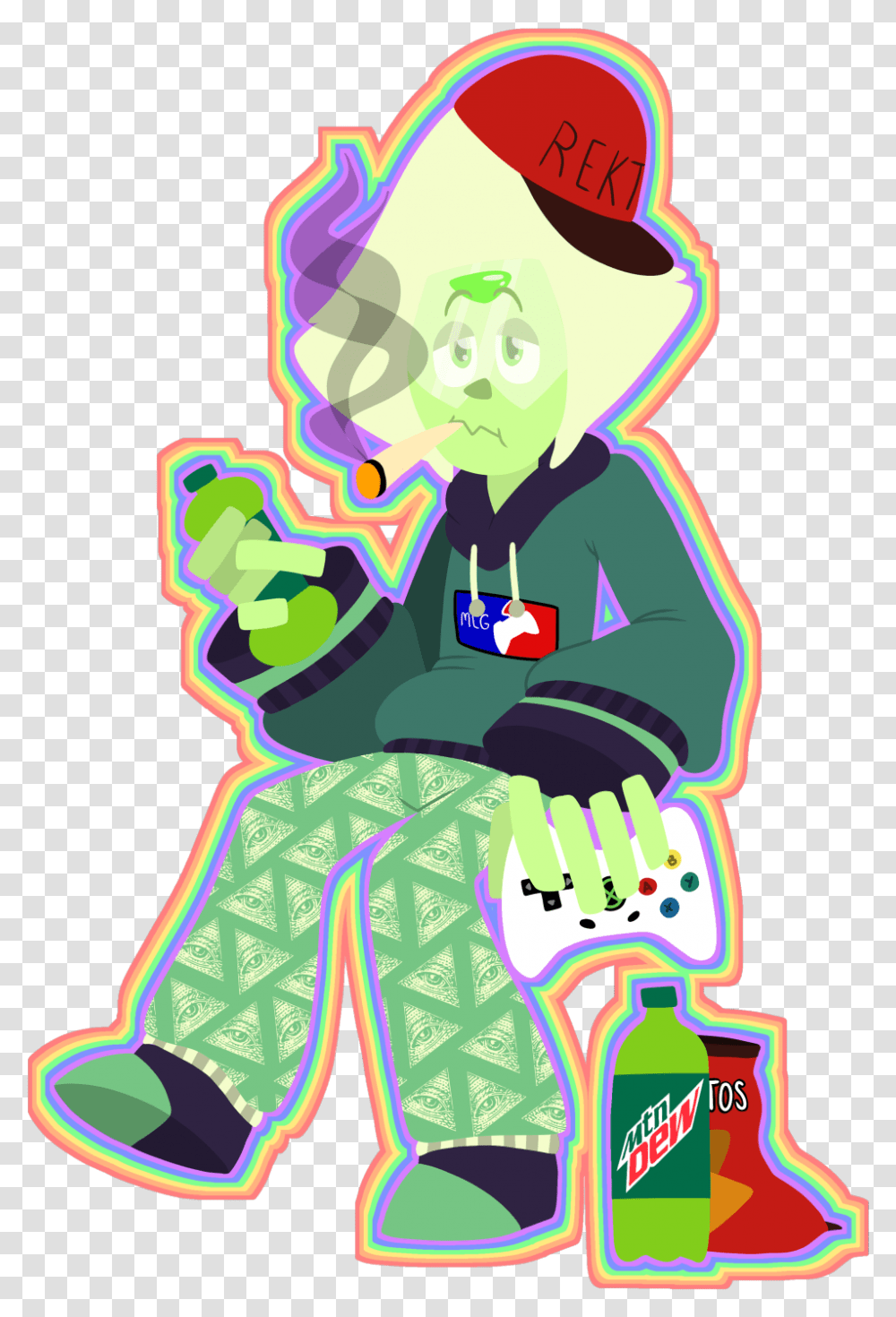 Art Fictional Character Steven Universe Smoking Weed, Leisure Activities, Label, Crowd Transparent Png