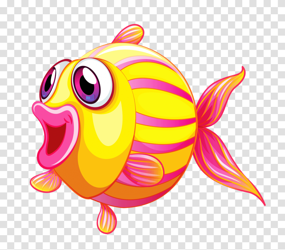 Art Fish Cartoon Fish And Clip Art, Animal, Goldfish, Outdoors, Candy Transparent Png