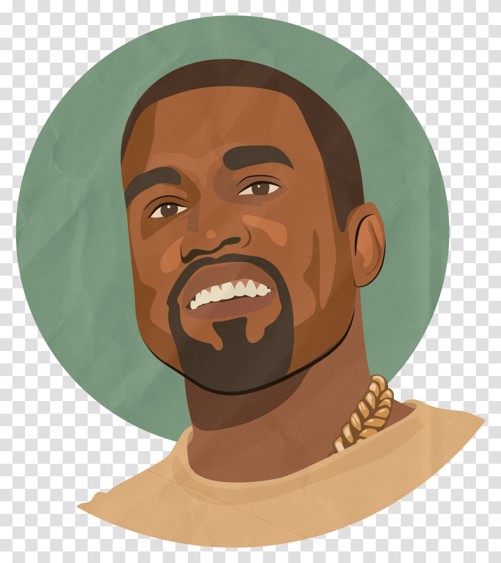 Art Gallery Vocabulary Spills Kanye West Clipart, Head, Face, Person, Human Transparent Png