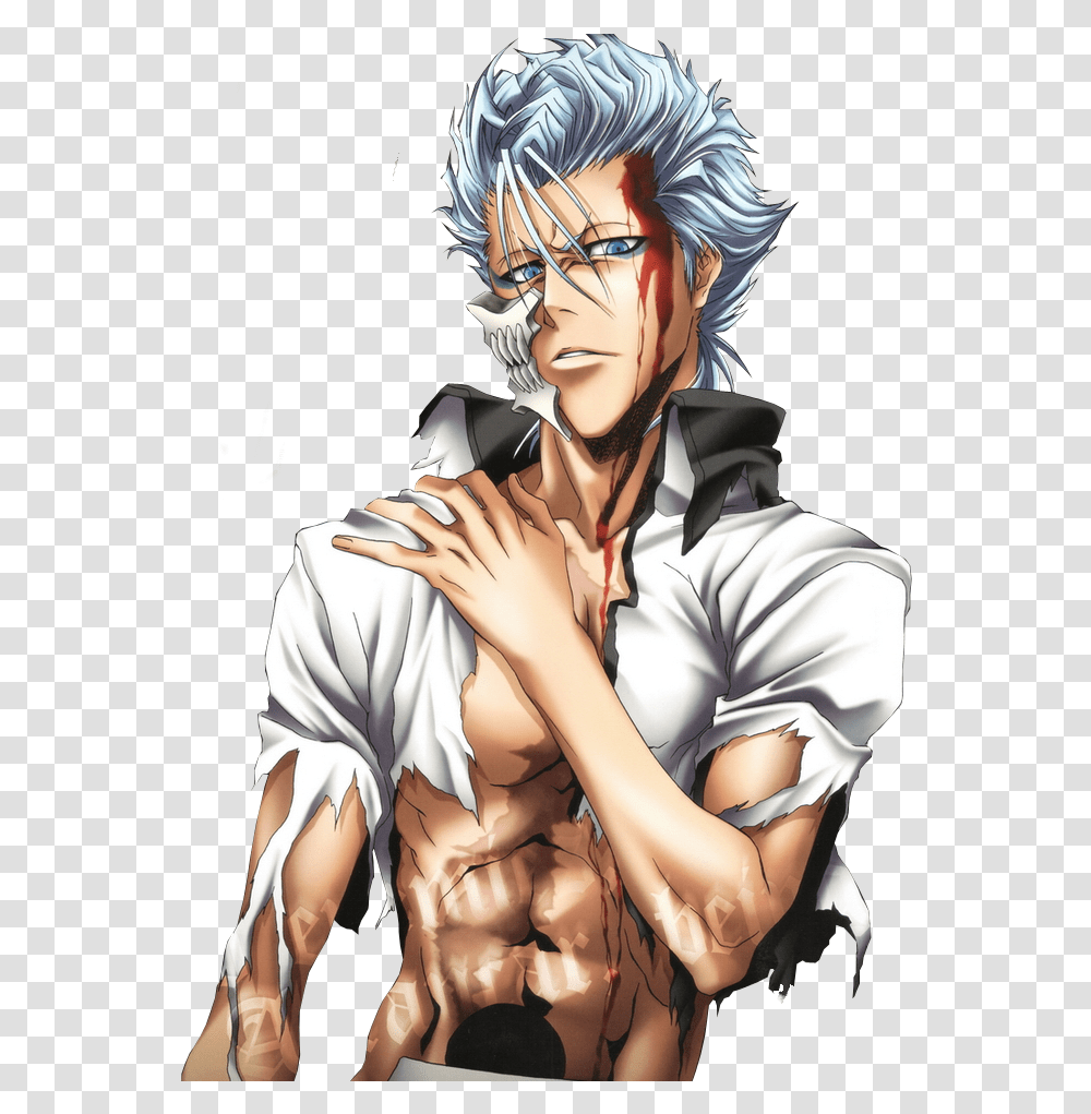 Art Id Grimmjow Jeagerjaques, Manga, Comics, Book, Person Transparent Png