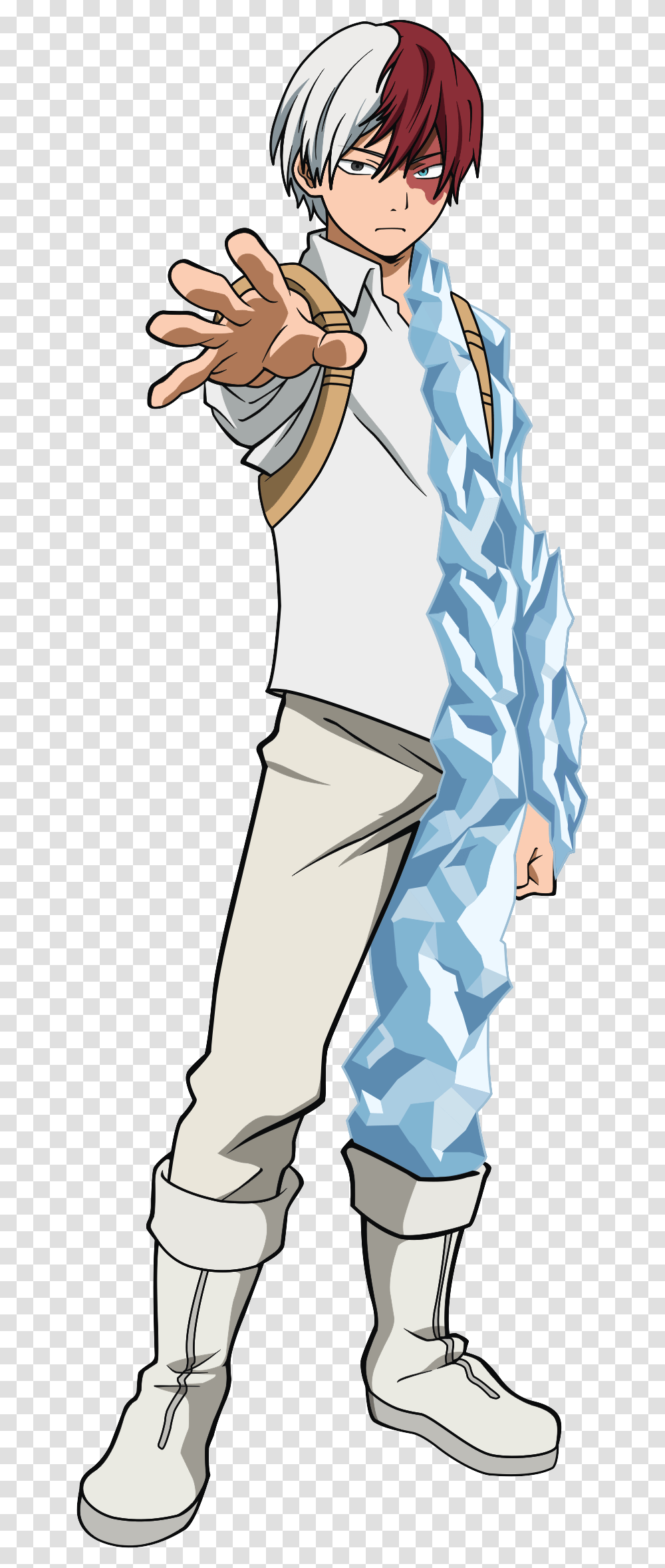 Art Id My Hero Academia Shouto Costume, Person, Human, Canvas Transparent Png