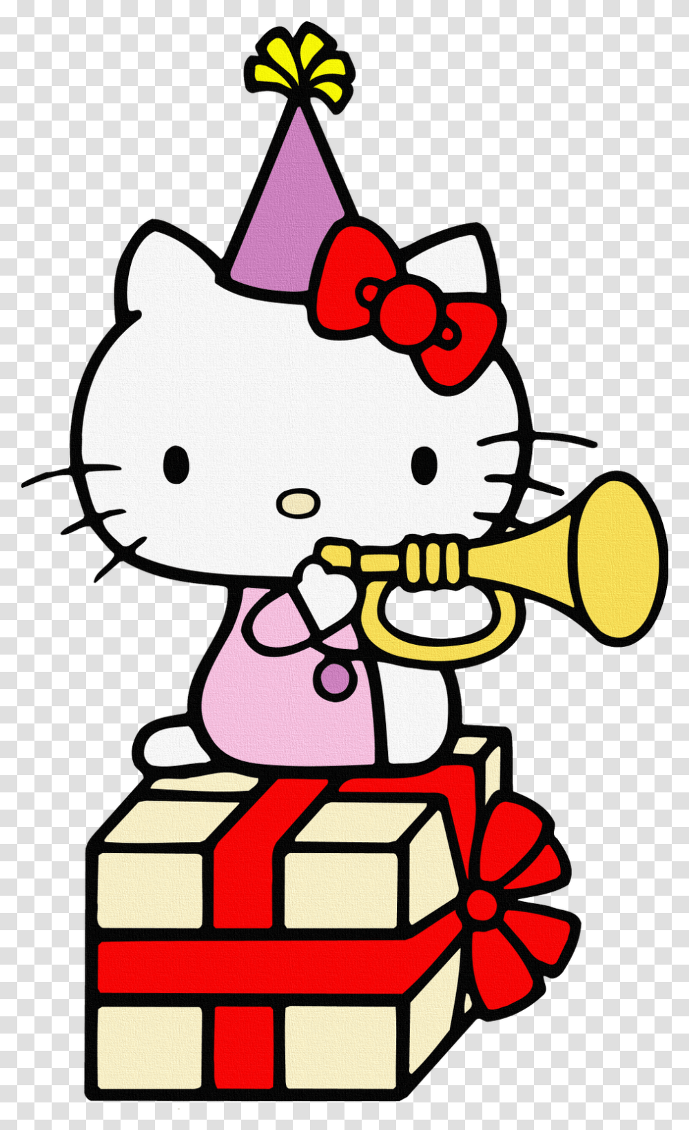 Art Kyoto Kitty Christmas Hello Kitty Birthday, Horn, Brass Section, Musical Instrument, Photography Transparent Png