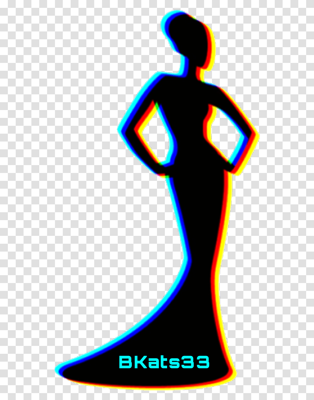 Art Lady Badgirl Silhouette Dresses Badbitch Illustration, Light, Hand Transparent Png
