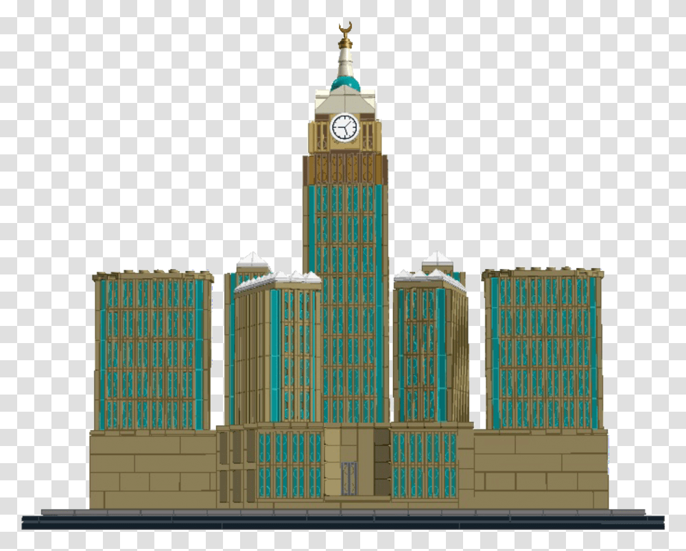 Art Mecca Watchtower Saudi Saudi Arabia Arabic Tower Block, Architecture, Building, Clock Tower, Gate Transparent Png