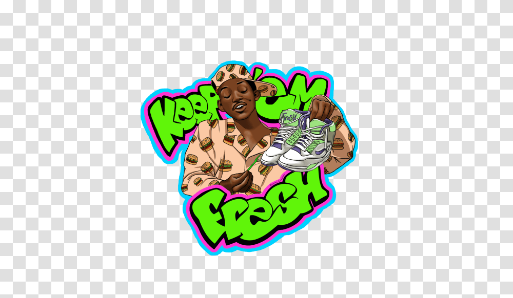 Art My Art Fresh Prince Will Smith Old School Sneakers Kicks, Person, Crowd, Face Transparent Png