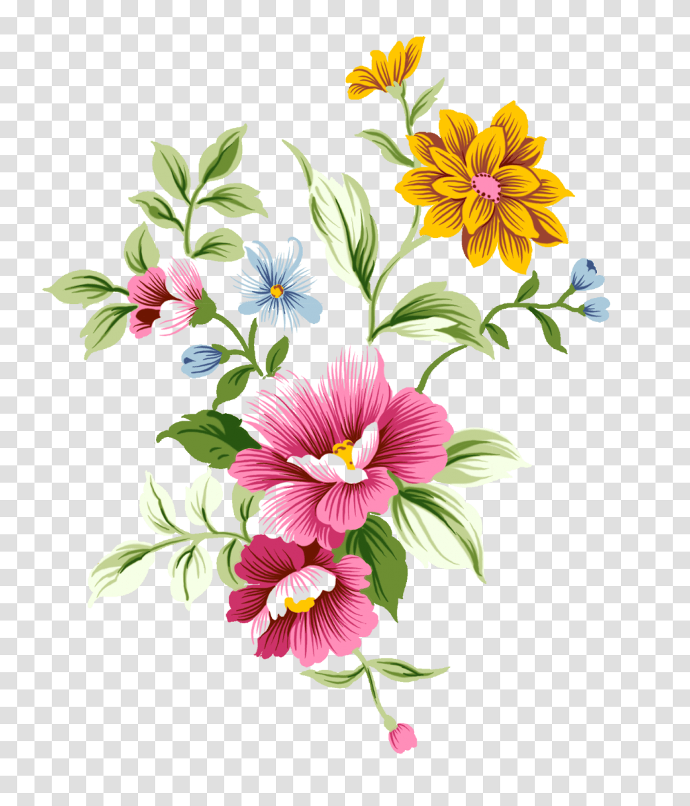 Art Nouveau Bouquet Flowers, Floral Design, Pattern, Plant Transparent Png
