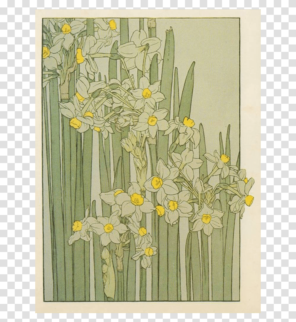 Art Nouveau Flower Drawing, Rug, Mail, Envelope, Plant Transparent Png