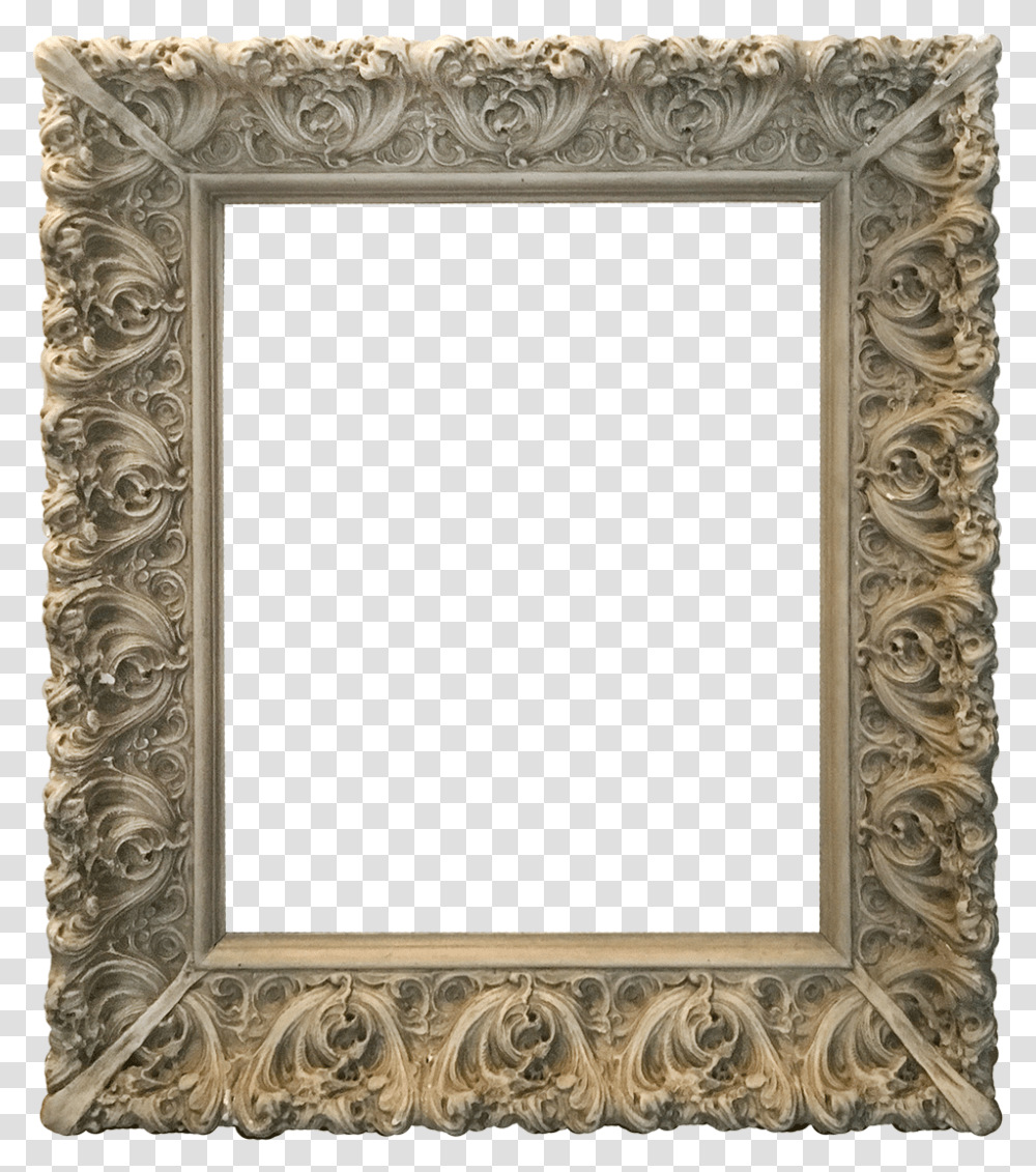 Art Nouveau Wooden Frame, Rug, Mirror, Painting Transparent Png
