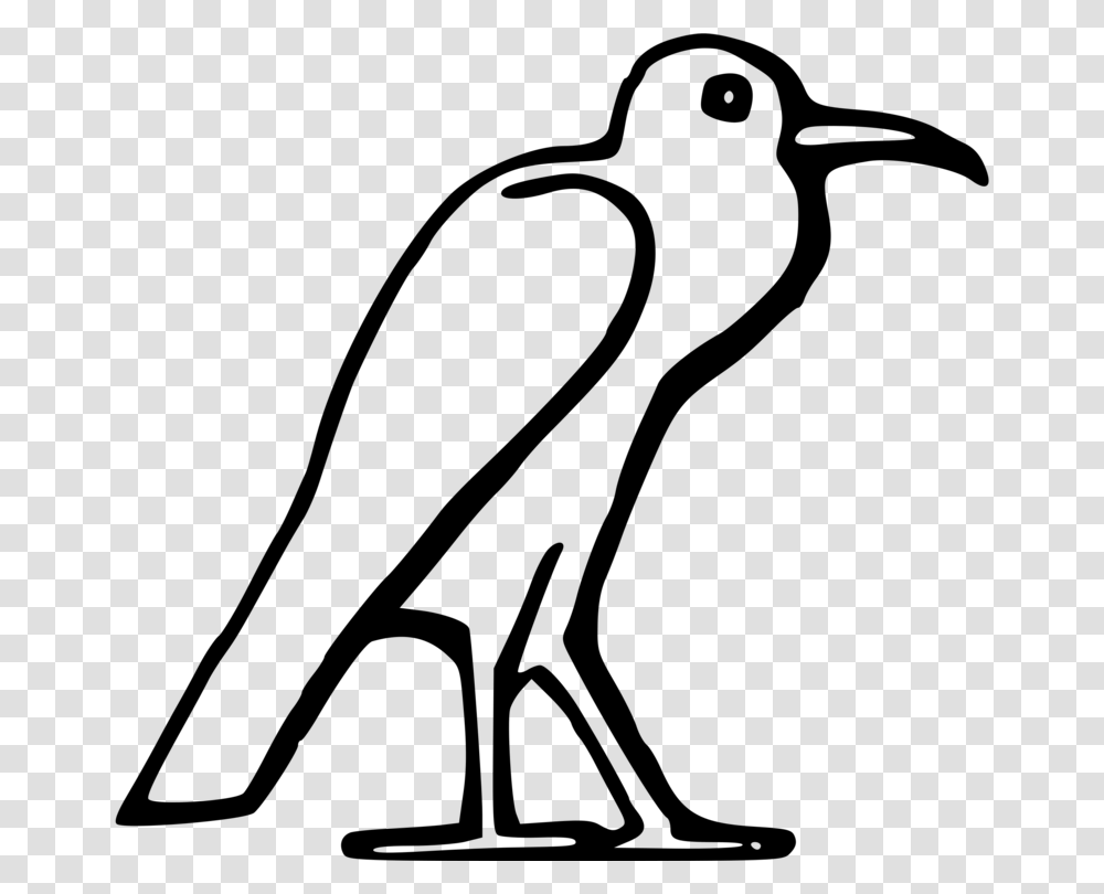 Art Of Ancient Egypt Bird Drawing, Gray, World Of Warcraft Transparent Png