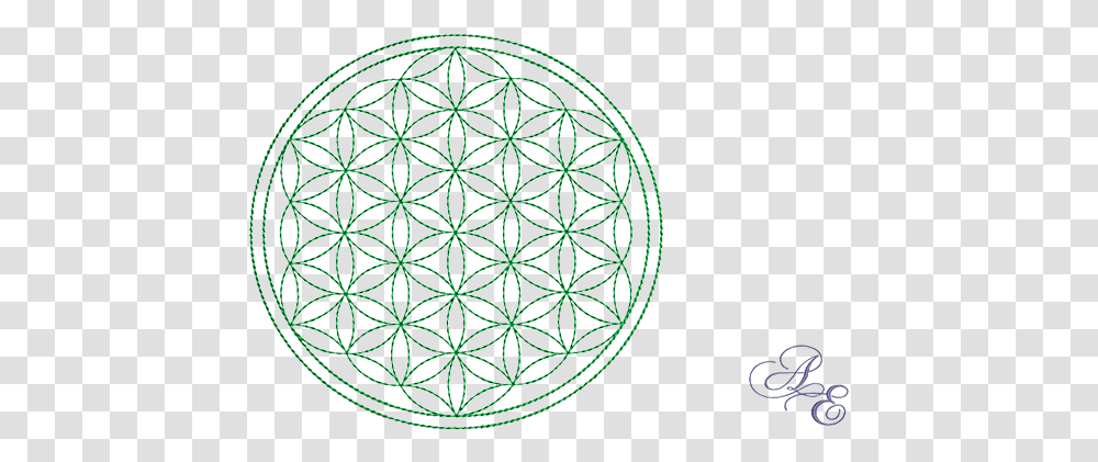 Art Of Embroidery Flower Of Life Large Machine Flower Of Life Small, Sphere, Pattern, Rug, Ornament Transparent Png